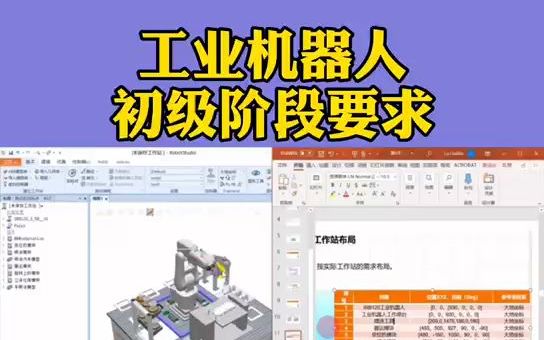 [图]工业机器人初级阶段要求（收藏）