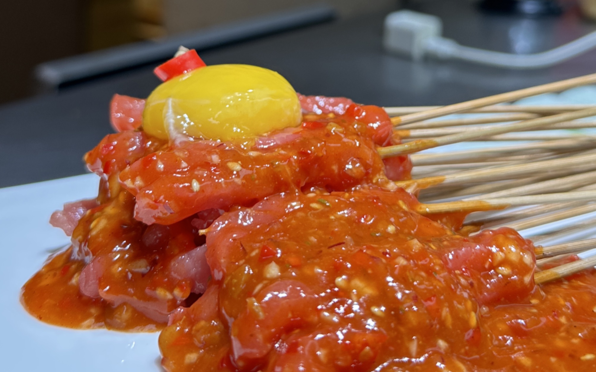 16鲜嫩爽滑的生吃牛肉小串配方与制作技巧