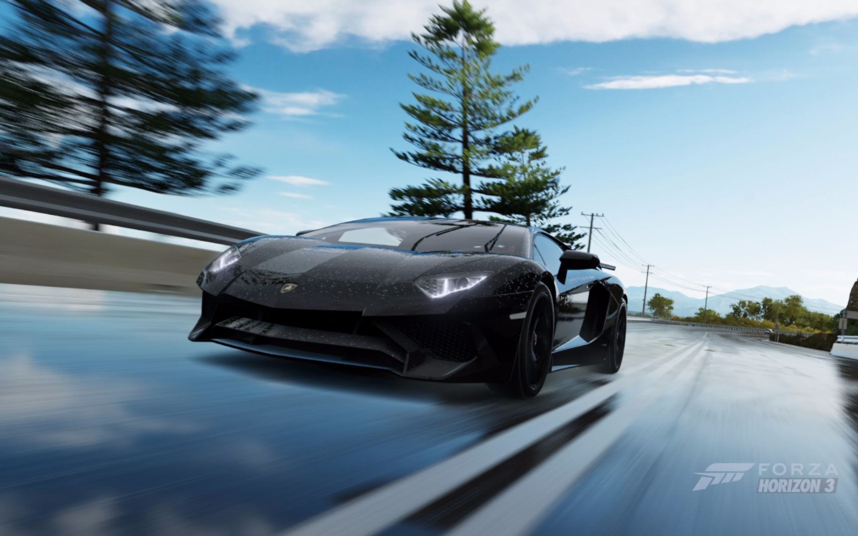 [图]Forza Horizon 3 每局结束后的回放功能来录制特效不错啊