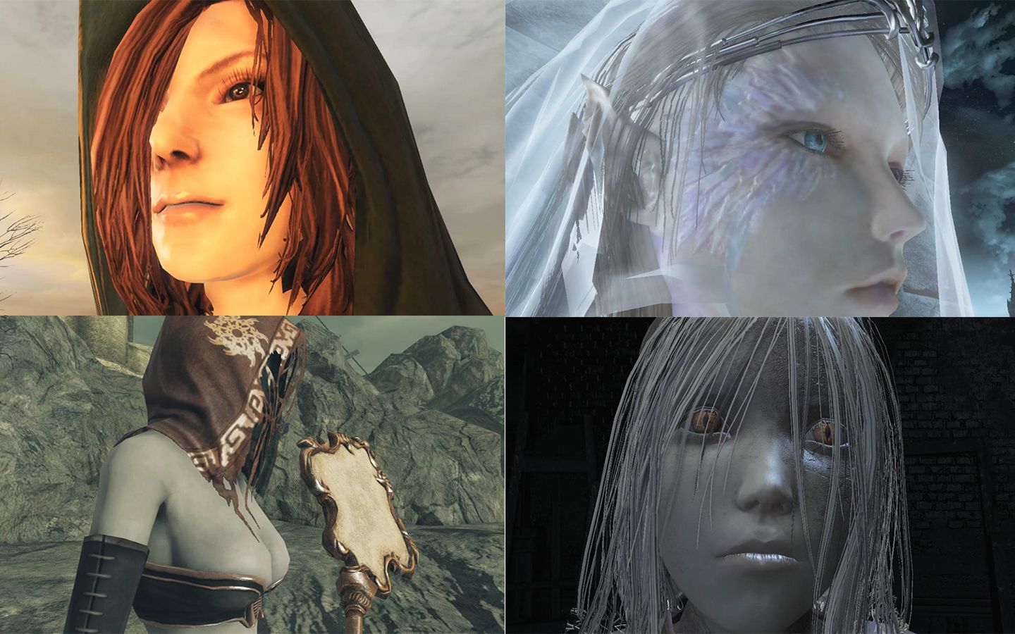 黑暗之魂近距离观看小姐姐们