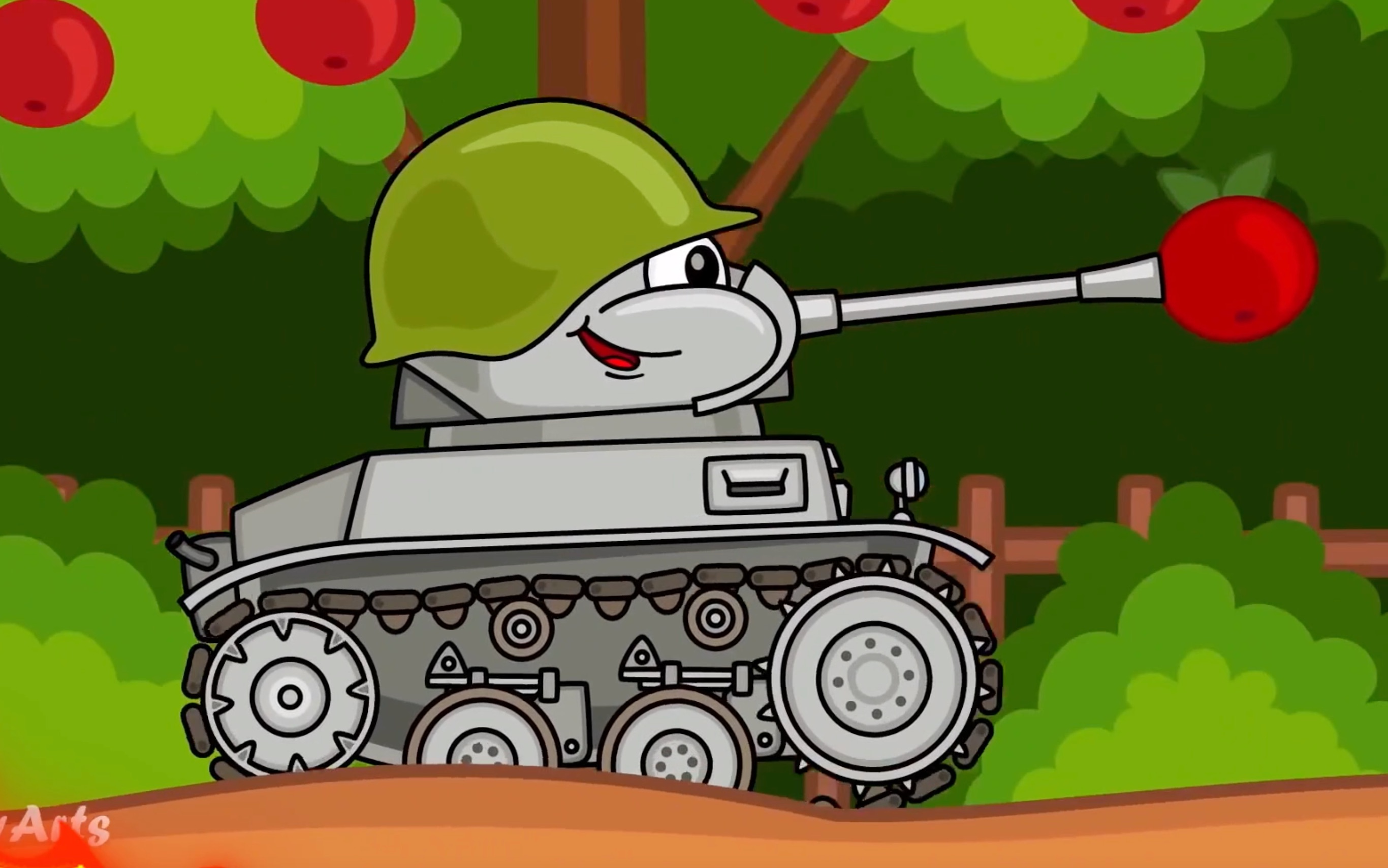 坦克世界动画:kv坦克带领手下侦查敌情,德军坦克装在备能量体