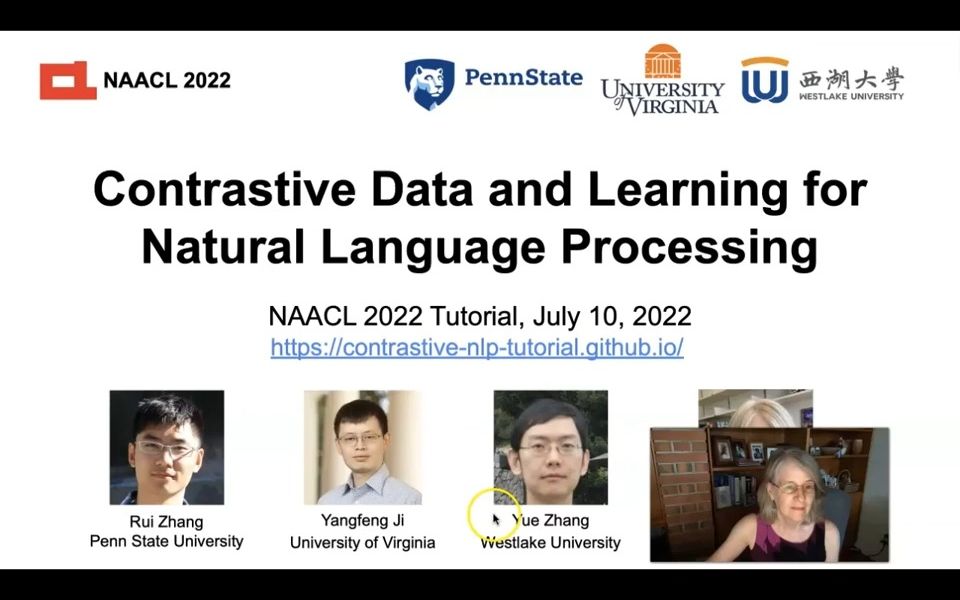 NAACL 2022 Tutorial on Contrastive Data and Learning for Natural Language Proces哔哩哔哩bilibili