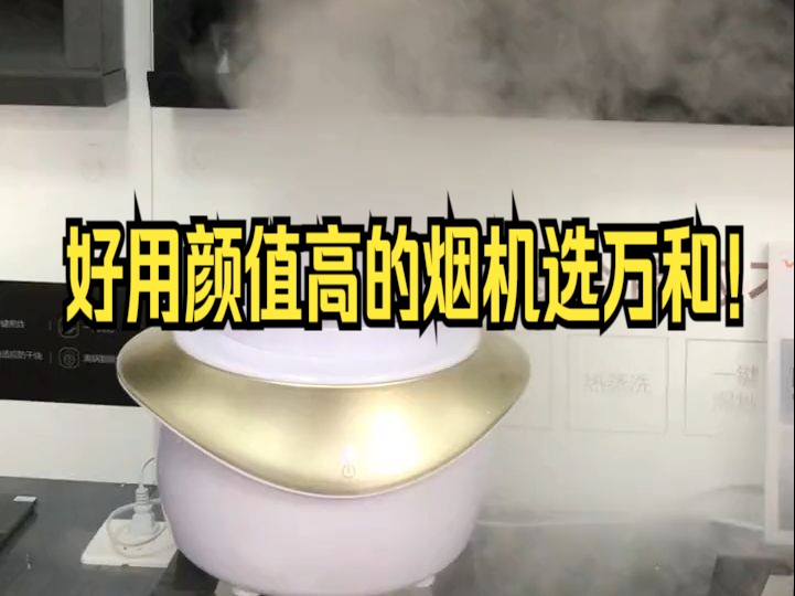 好用颜值高的烟机选万和!哔哩哔哩bilibili