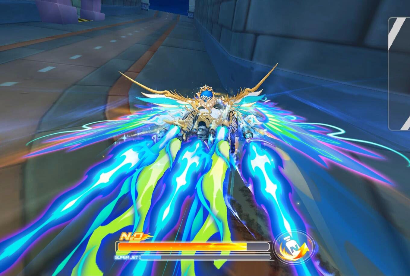 qq飞车龙年神级s车四大皮肤超级喷特效展示!