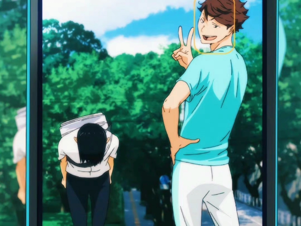 及川彻好可爱,影山飞雄好无奈,哈哈哈哈哈