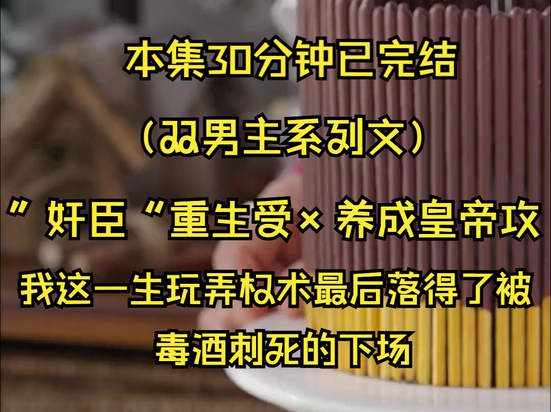 (双男主系列文)前世我控制皇帝,玩弄权术.当了一辈子的逆臣丞相最终落得个被皇帝毒酒刺死.重来一世,我决定要做个好臣子.哔哩哔哩bilibili