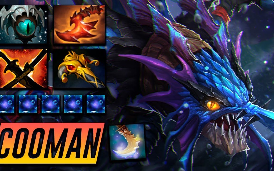 29 dota2 鱼人夜行者教学】hellraisers.cooman小鱼人教学!21-1-9