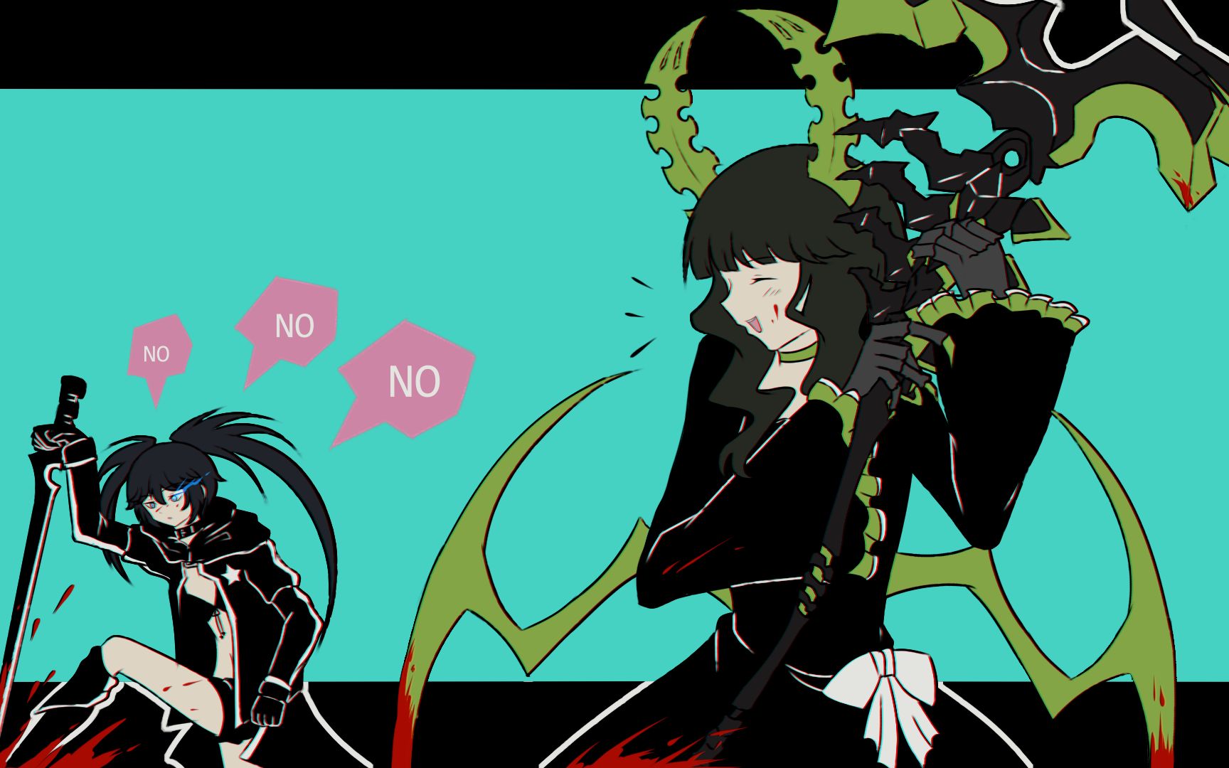 【黑岩射手】mamma mia meme(黑岩x死亡主宰)