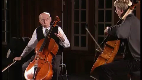 [图]Janos Starker (史塔克) 大师课: 柯达伊 无伴奏大提琴奏鸣曲第一乐章 Kodaly Sonata for Unaccompanied Cello