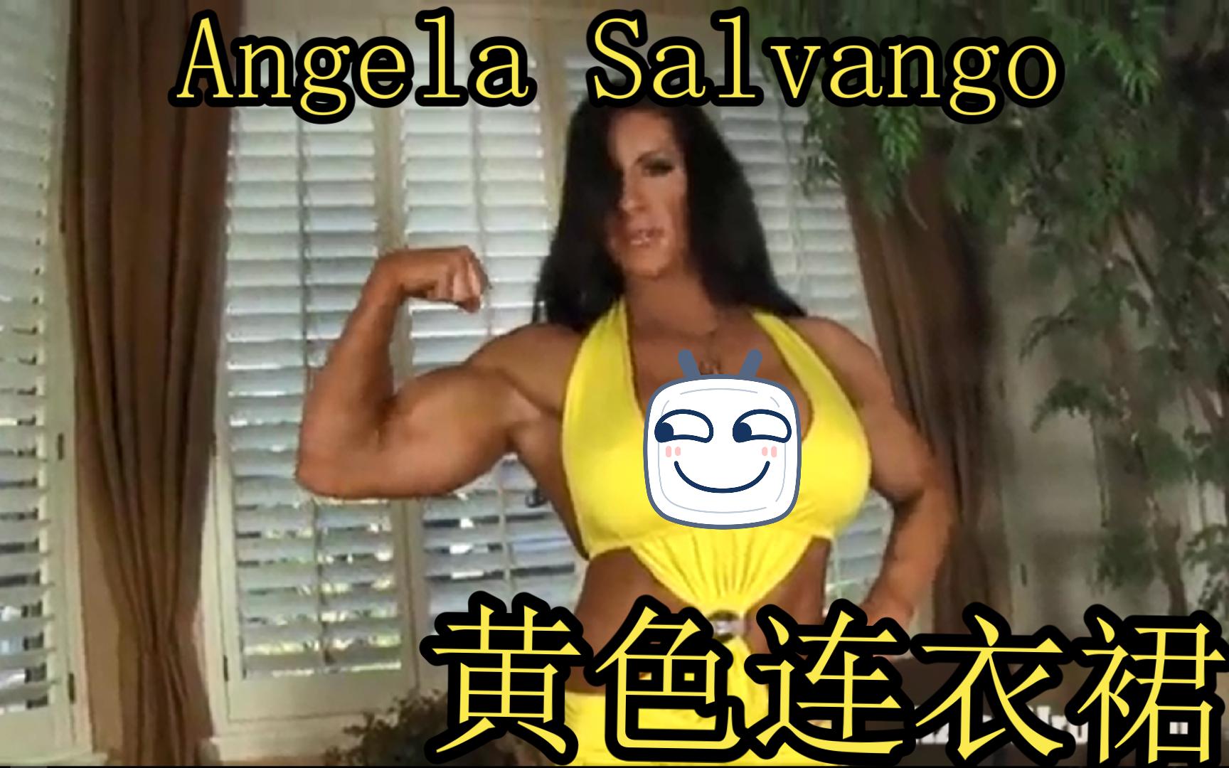 【健身美女剪辑】开朗大方的健身美女Angela Salvango!哔哩哔哩bilibili