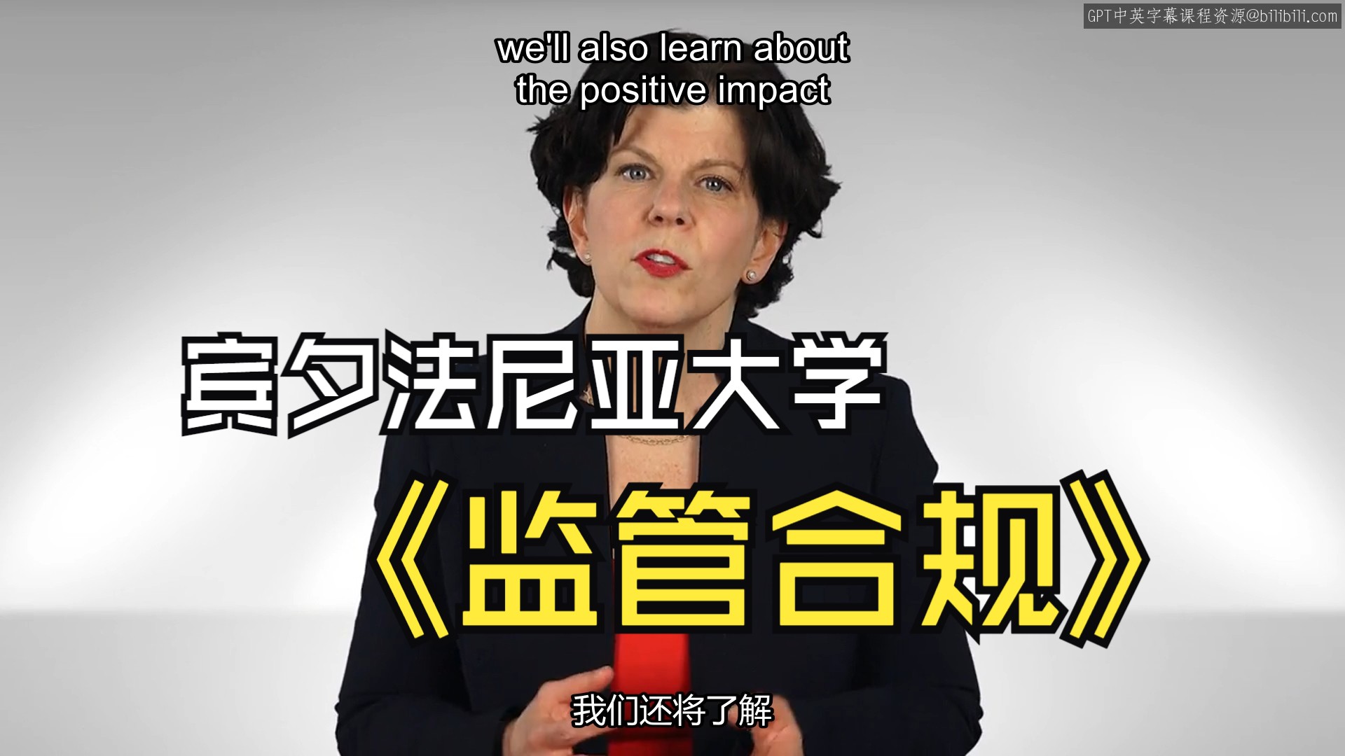 宾夕法尼亚大学《监管合规(简介、有效合规计划、隐私法和数据保护、腐败)|Regulatory Compliance》中英字幕哔哩哔哩bilibili