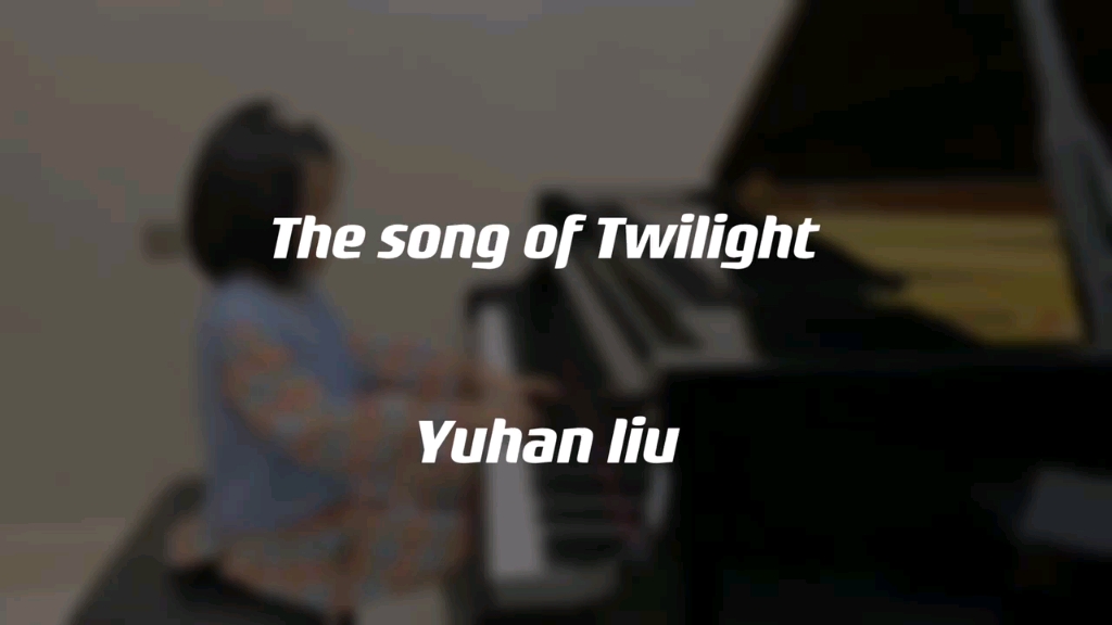 [图]baby piano-The song of Twilight