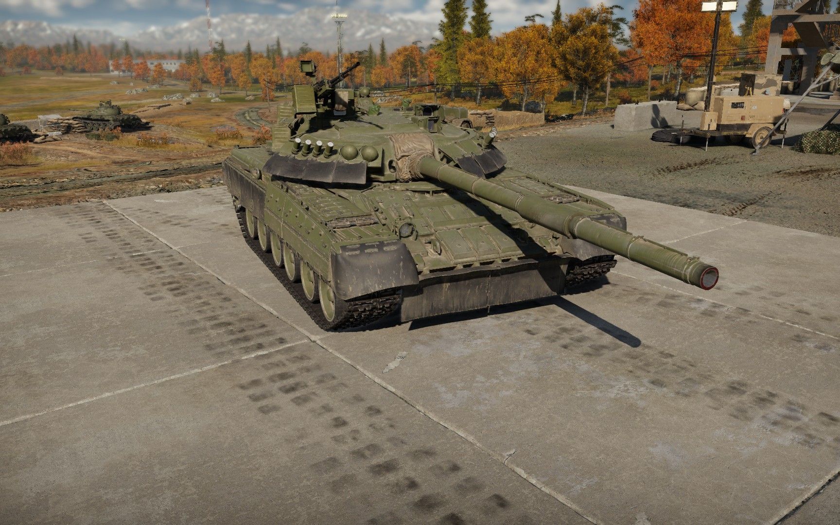 战争雷霆夜晚陆战苏联t80