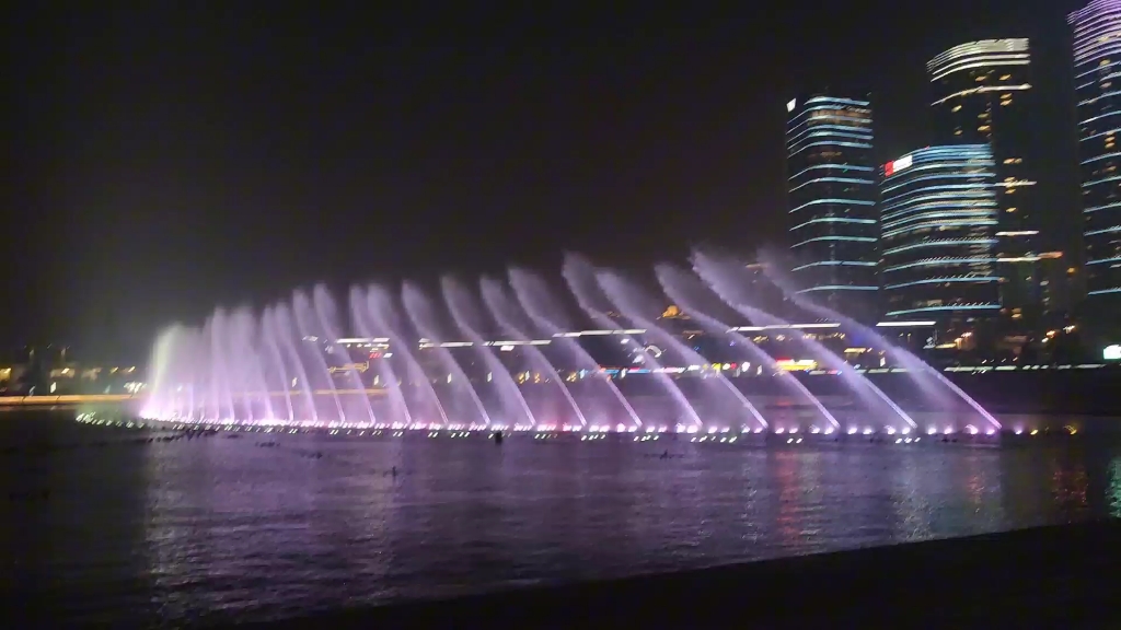 苏州金鸡湖音乐喷泉