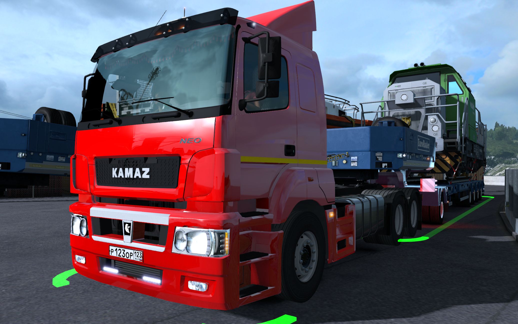 欧卡2--这款卡马兹重卡好看实用kamaz_65802_neo