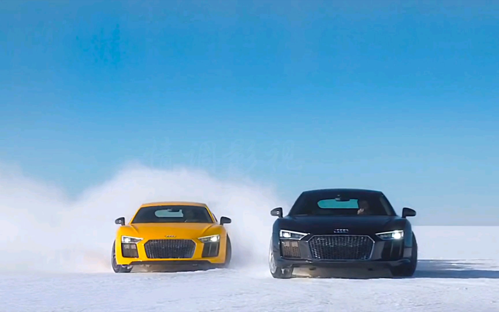 活动  奥迪雪地狂飙300迈极限漂移,车技已经秀出天际了