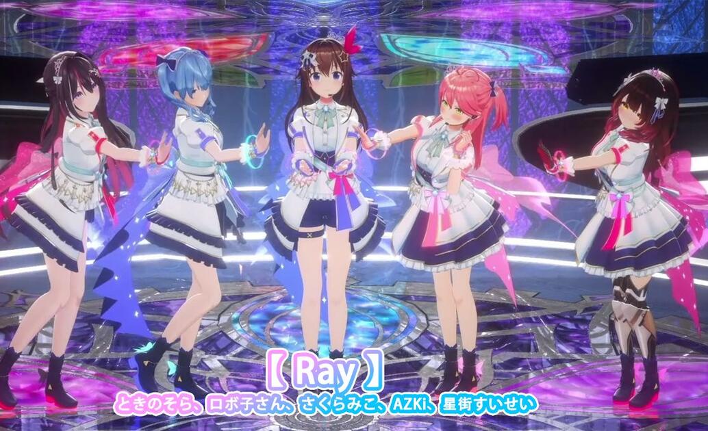 3D LIVE】【ホロ0期生ライブ2024】『ray』ときのそら、ロボ子さん