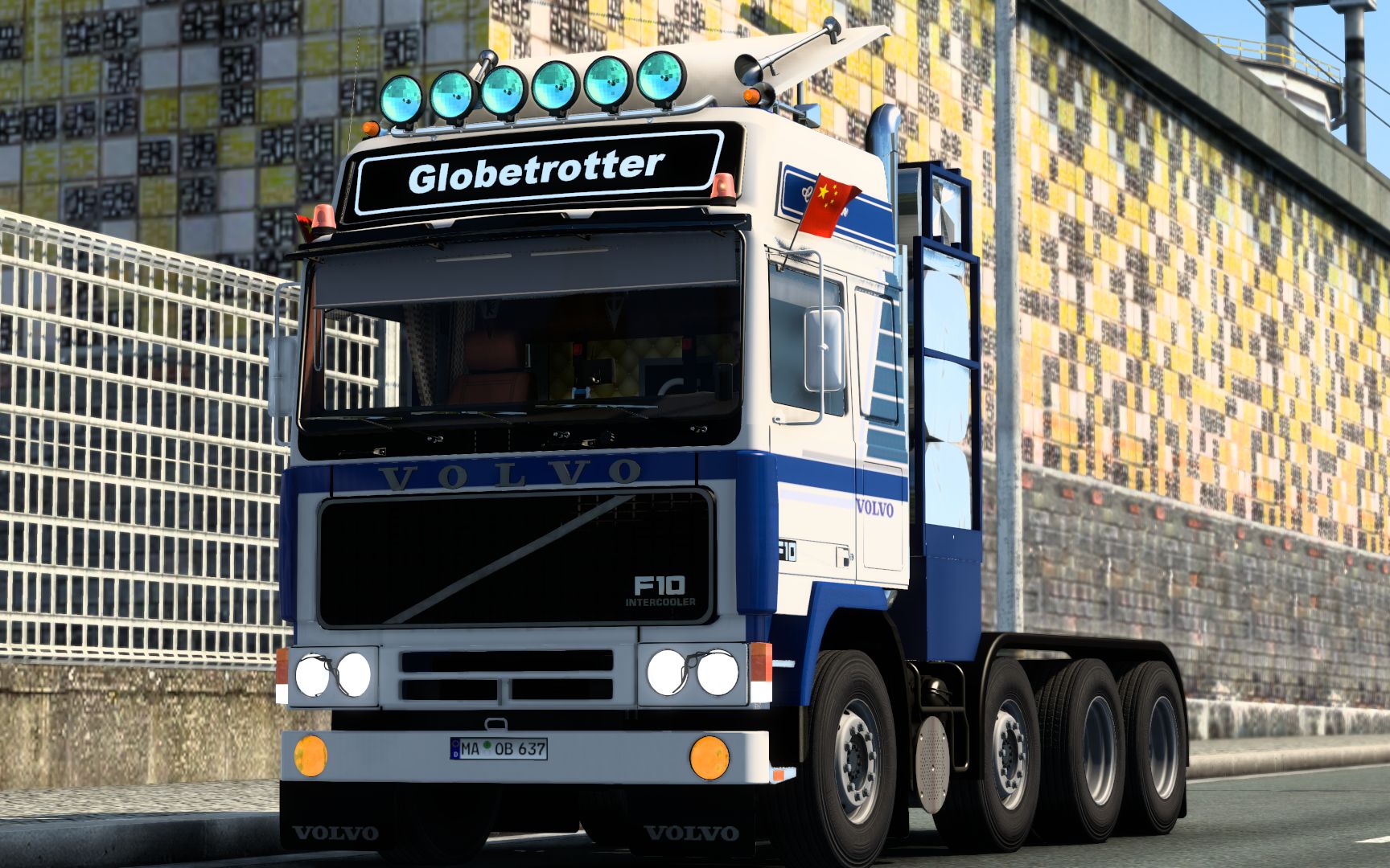 欧卡2mod:沃尔沃f10-12 vr37.4 (1.45)_单机游戏热门视频