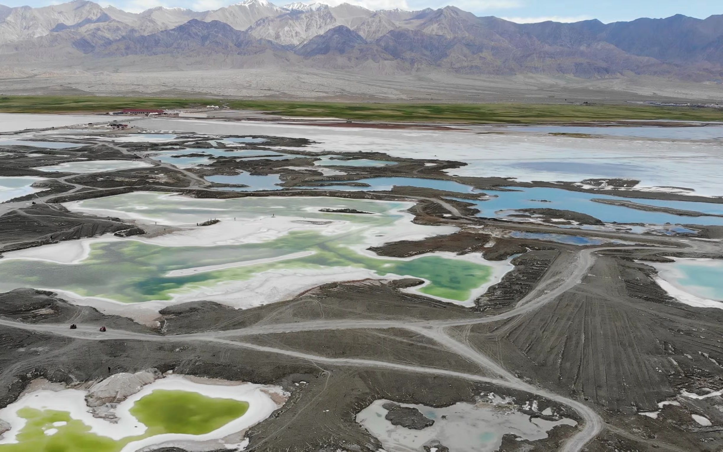 大柴旦翡翠湖航拍