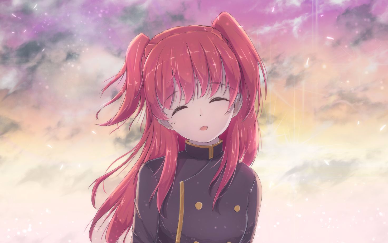 末日珂朵莉被终末之焉染红的蓝发女孩你一定要幸福下去
