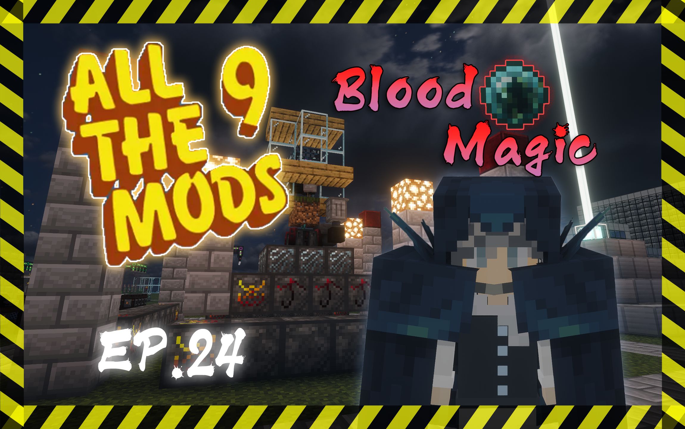 Minecraft|ATM9 ep.24 Blood Magic|直冲四级祭坛单机游戏热门视频