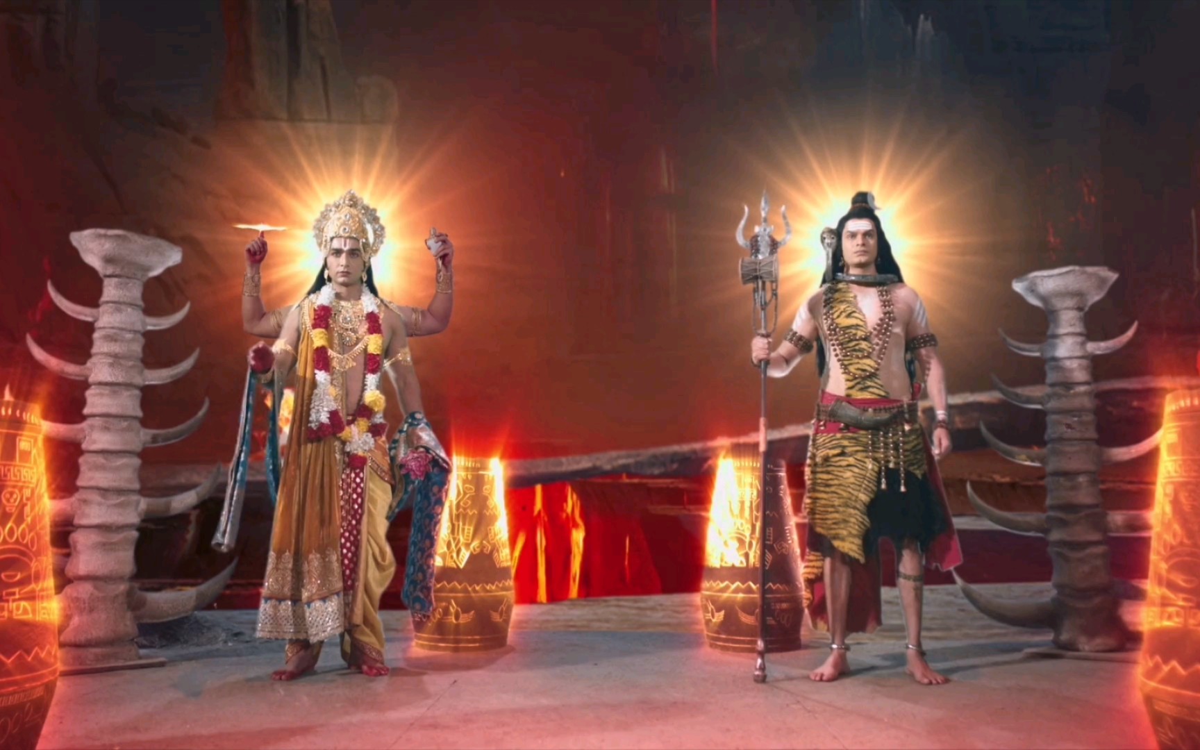 《至尊女神毗湿诺》毗湿奴与湿婆联手除阿修罗