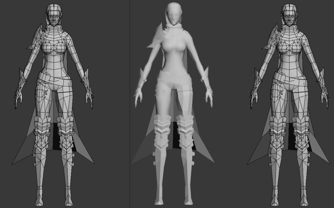 【3dmax】1.2米大长腿美女模型制作,深度解析女性人体结构