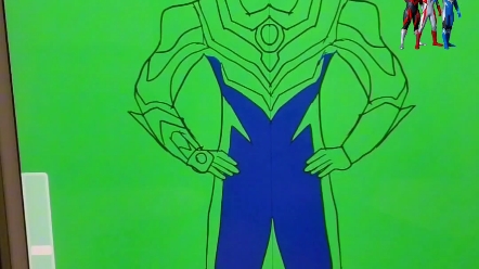 画奥特曼〕今天画叉腰傲娇的风马奥特曼