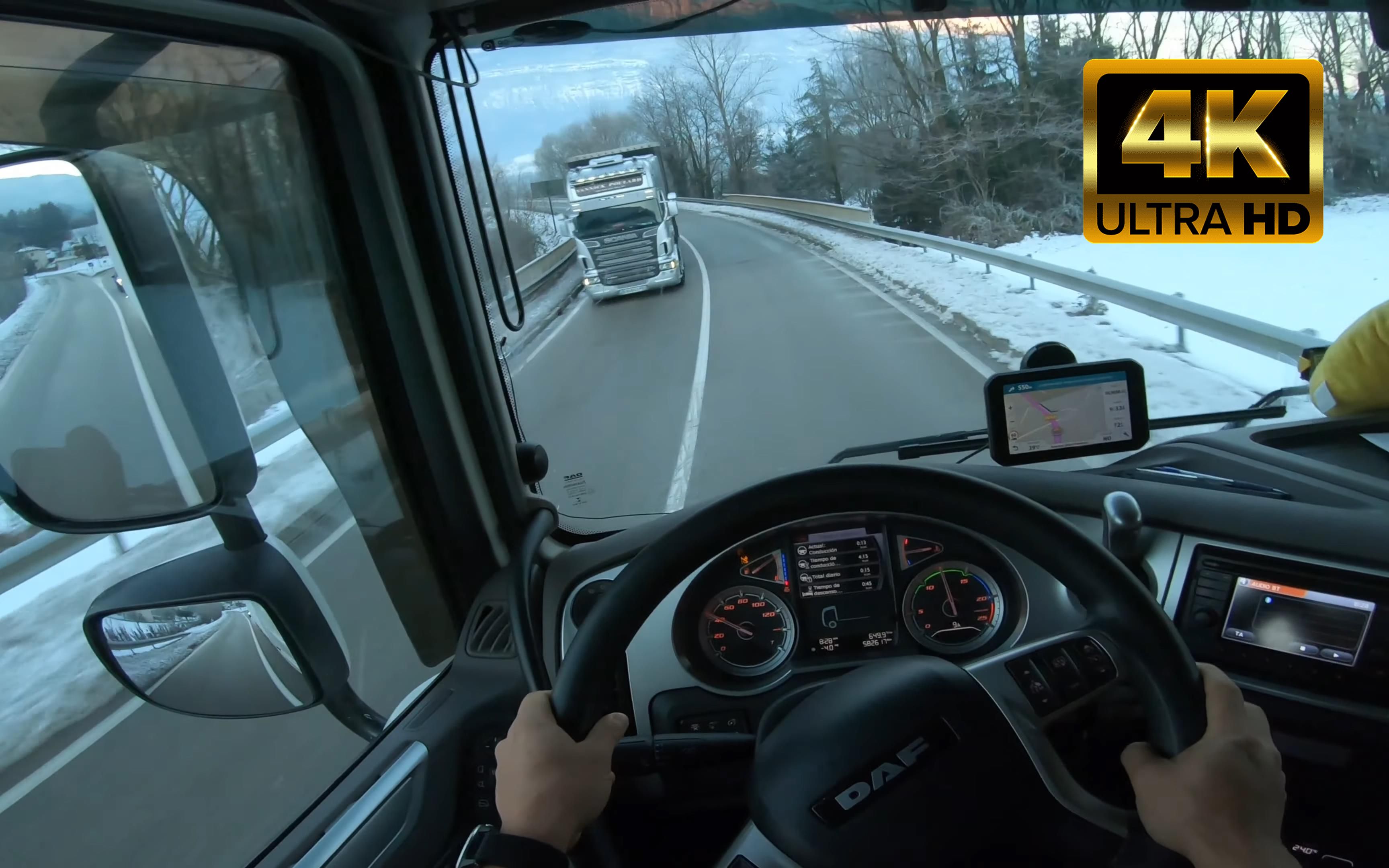 「POV」阿尔卑斯山西麊!驾驶达夫行驶在法国的县道上 | DAF XF 530 第一人称视角 行车记录 #368哔哩哔哩bilibili