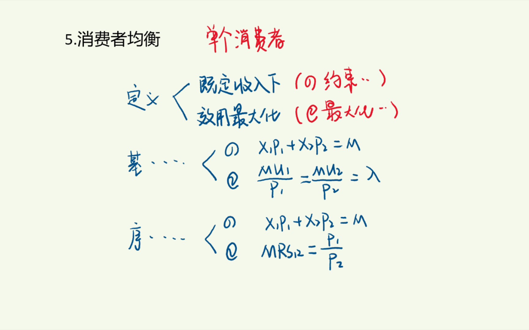 [微观经济学](考研真题)第三章第5题:消费者均衡哔哩哔哩bilibili