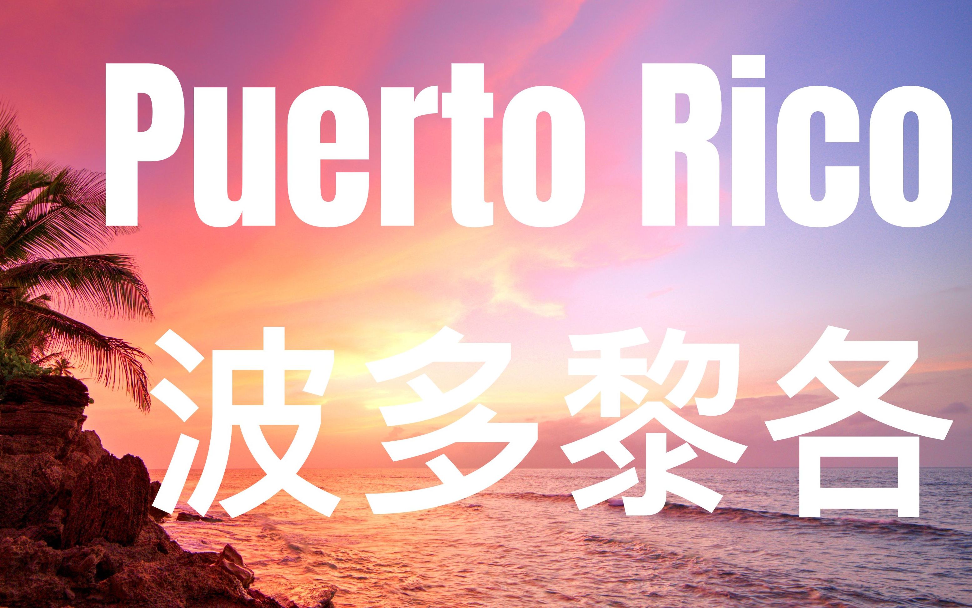 【VLOG】波多黎各自由行!游记|旅游攻略|旅拍Puerto Rico哔哩哔哩bilibili