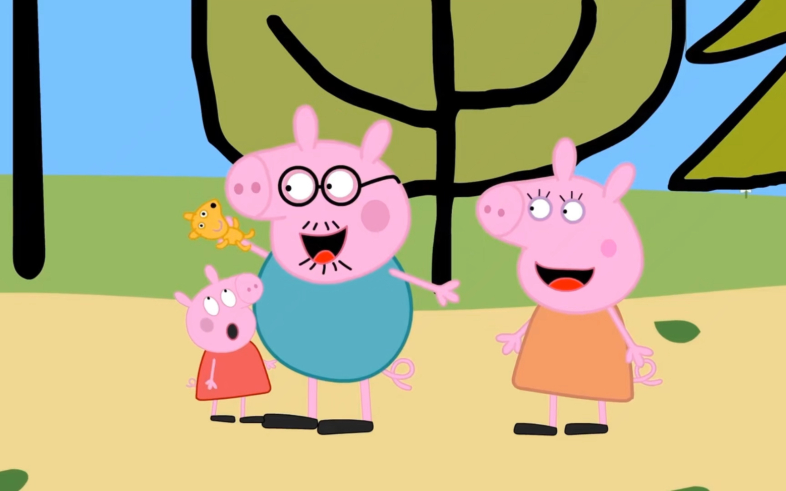 小猪佩奇动画:伤心欲绝的猪妈妈离开了猪爸爸