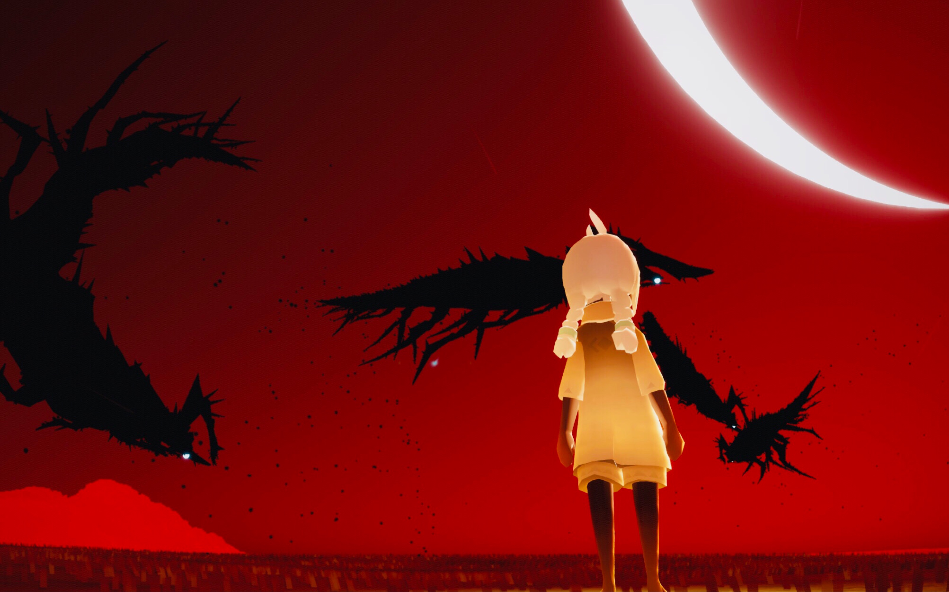 【光遇】无翼仔的万圣节办公室之旅～(无翼孤狼办公室教程)(伪)_哔哩