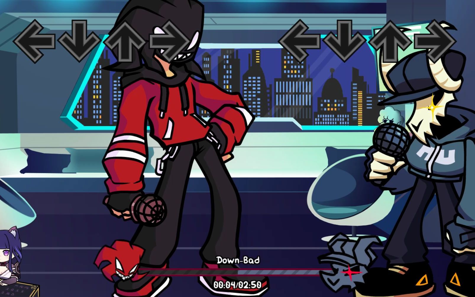 fnf推荐:agoti和tabi合唱down-bad_哔哩哔哩bilibili