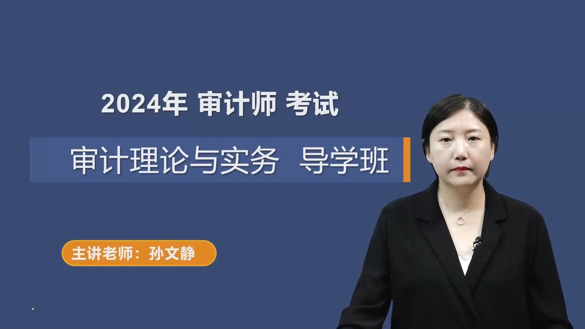 2024年中级审计师审计理论与实务导学班哔哩哔哩bilibili