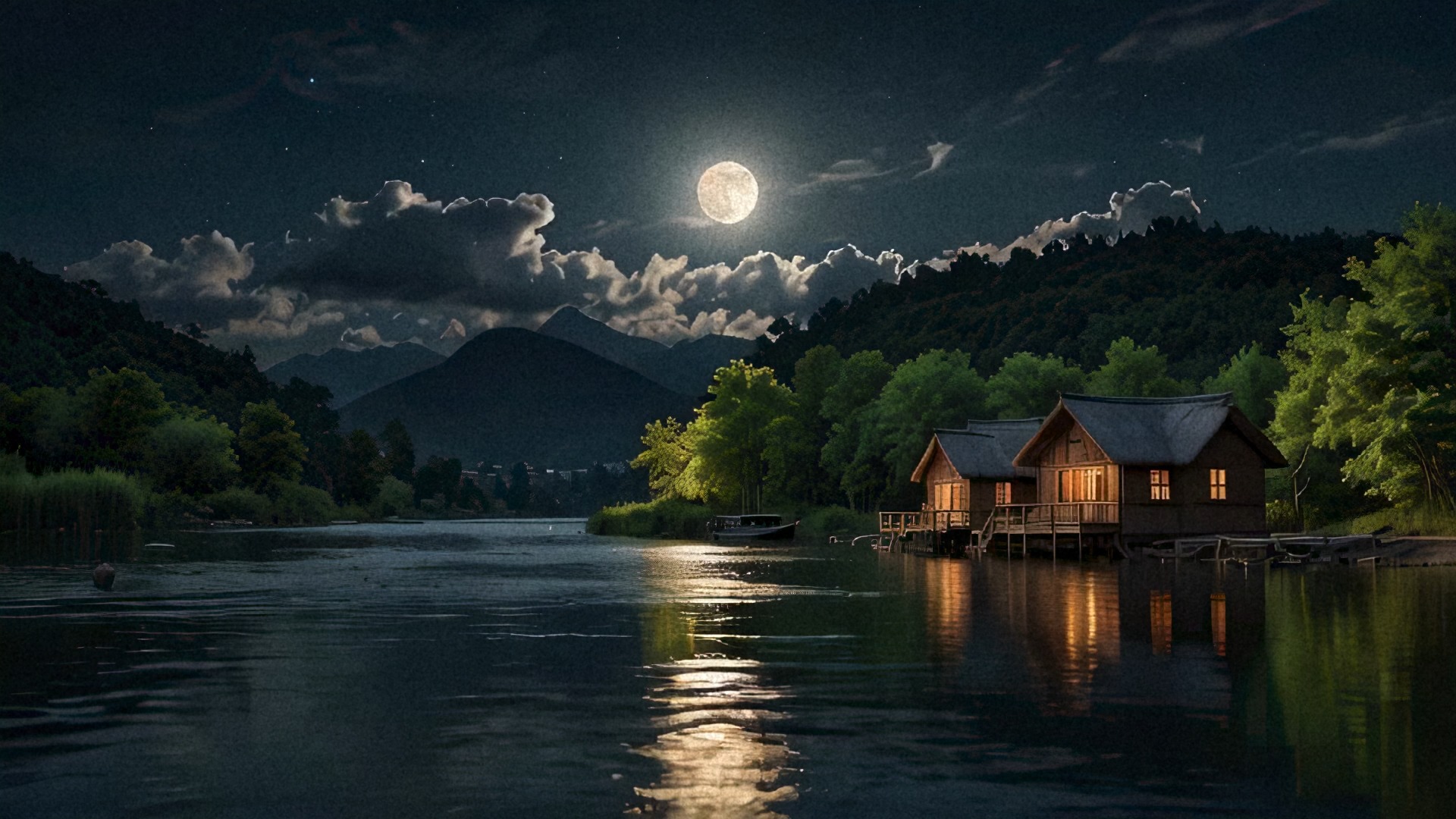 迷人夜色风景