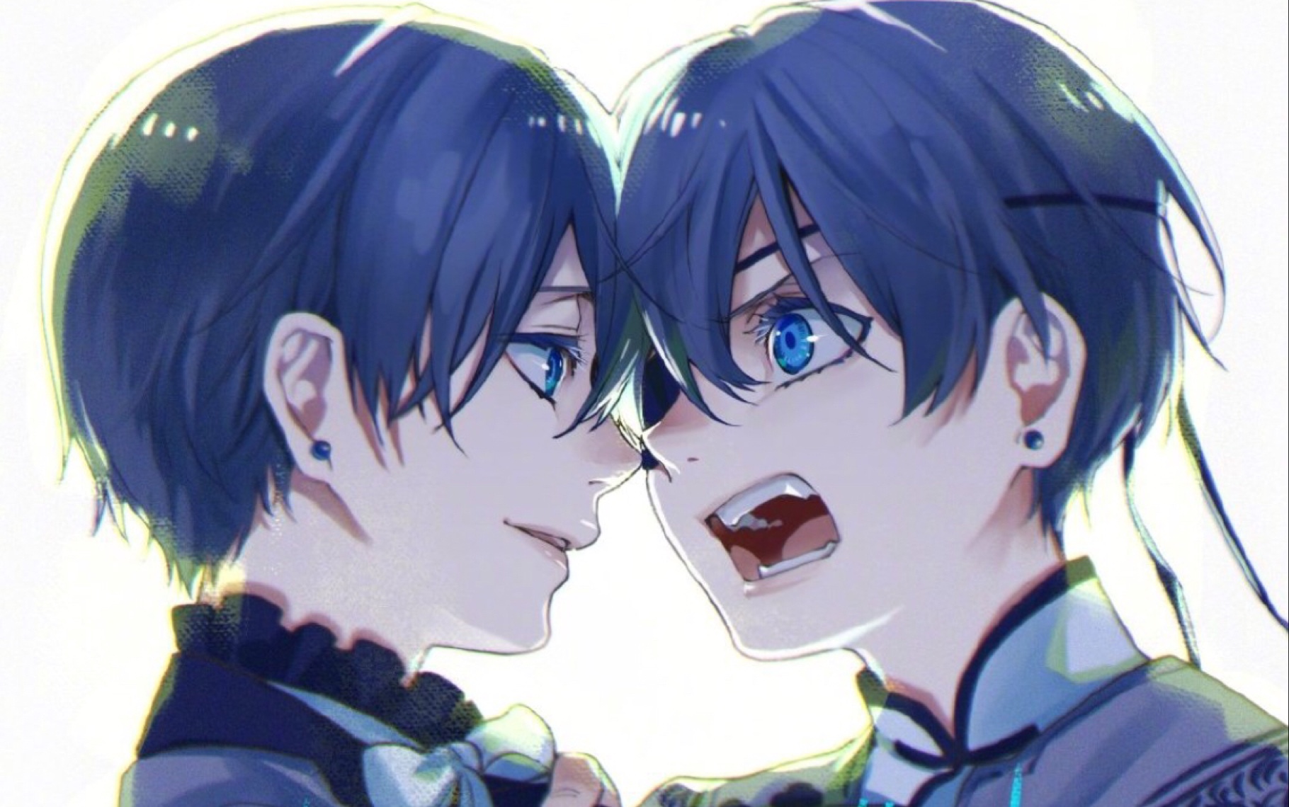 黑执事手书法多姆凯贝双子生日快乐啵酱夏尔