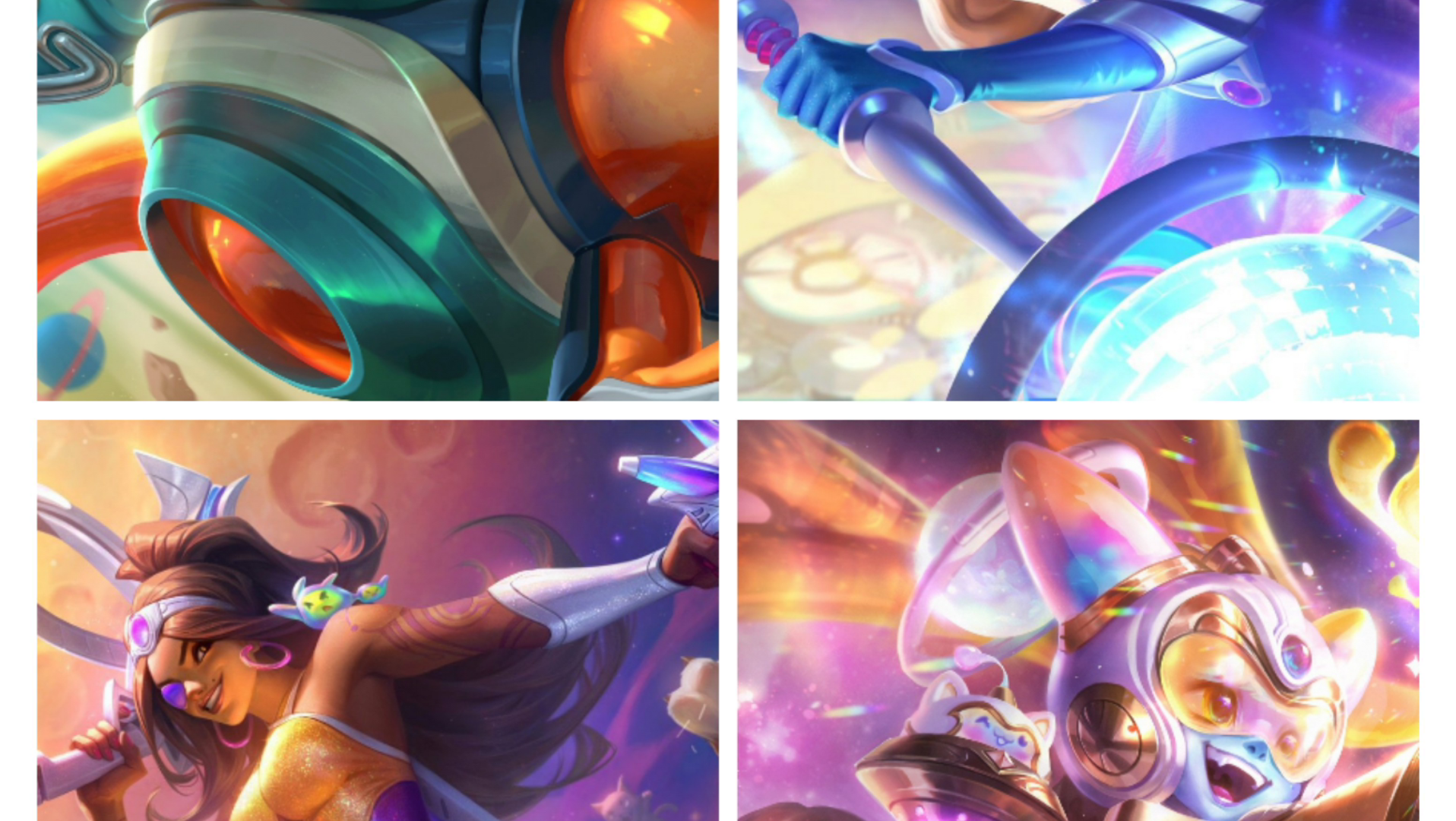 【lol 新皮肤】《英雄联盟》全新皮肤太空律动预览