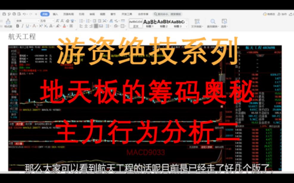 游资绝技系列:地天板的筹码奥秘,主力行为分析(下)哔哩哔哩bilibili