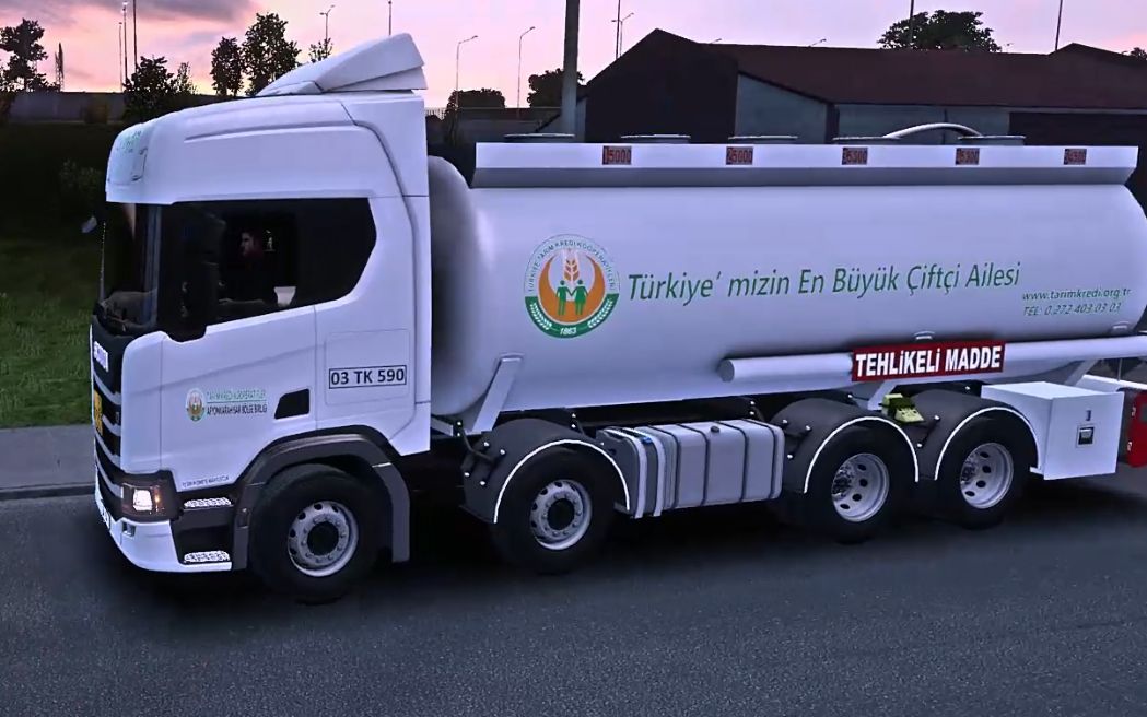 【欧卡2mod】斯堪尼亚 r450 tar03m kredi 罐车 1.43x