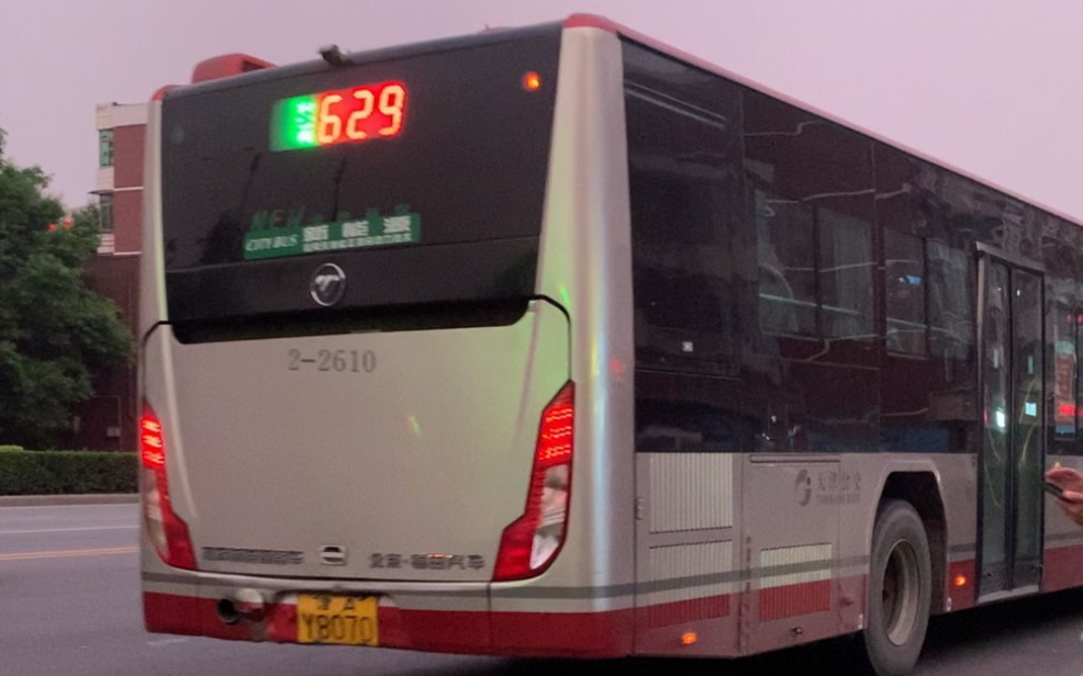 [转载]天津公交629路 bj6123chevcg-1 双港出站