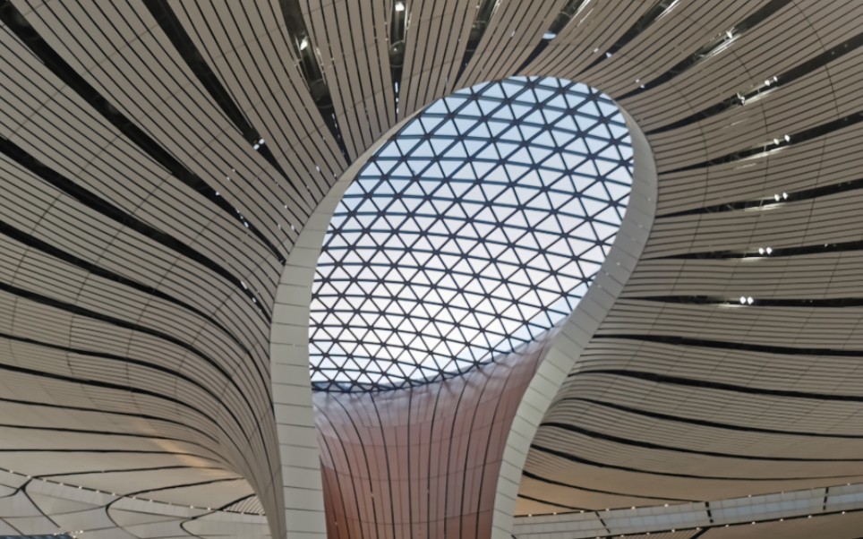 大兴机场网红c型柱全方位无死角拍摄