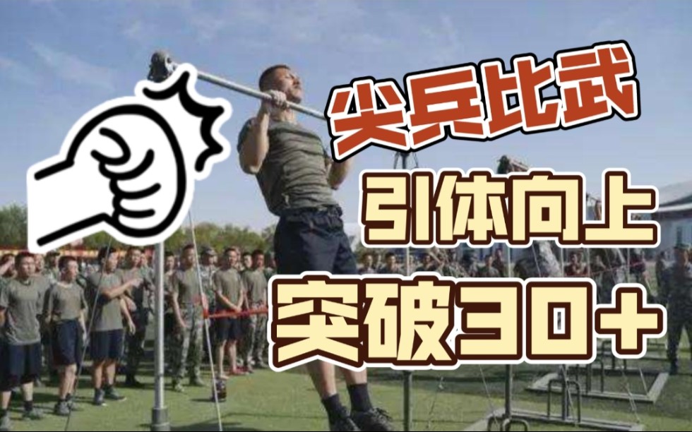 [图]【当兵体能】引体向上快速突破30 | 尖兵比武、干掉同年兵！