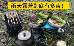 Tải video: 雨天单人露营 户外BC篝火轻量化露营  烤肉卷饼喝茶  下雨声白噪音 bushcraft 告别烦心事 尽情享受户外活动带来的平和