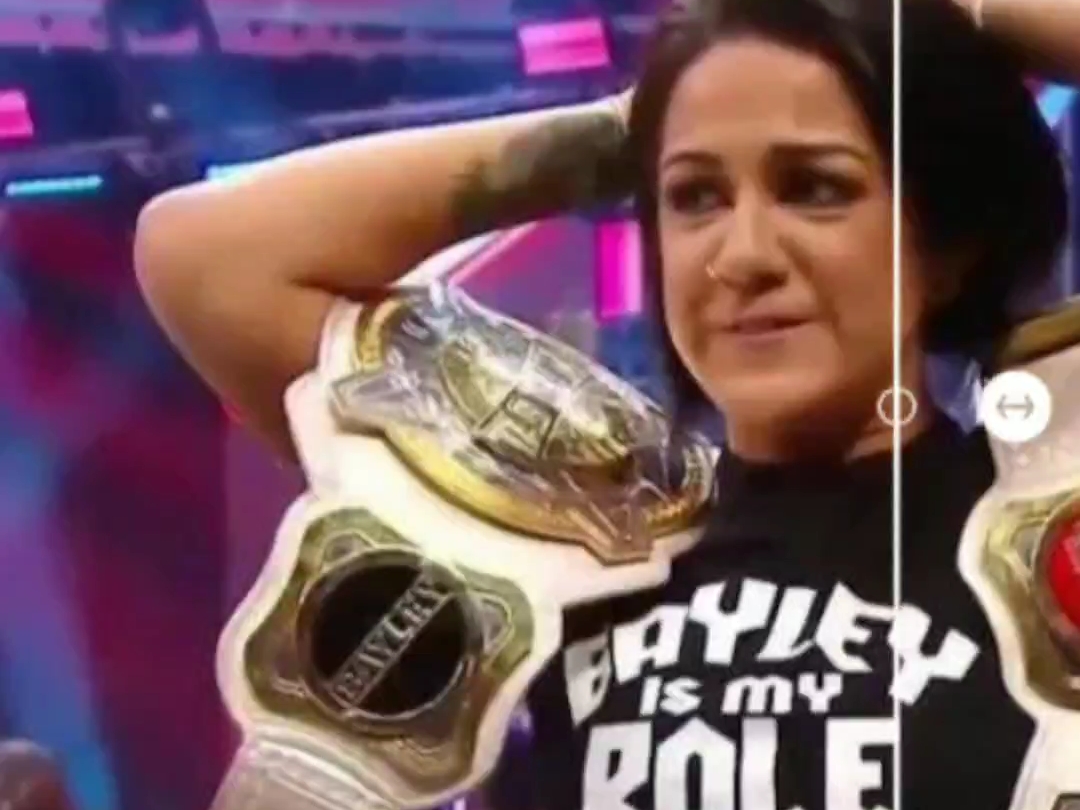 99她是我的榜样! bayley勇夺wwe女子冠军腰带!