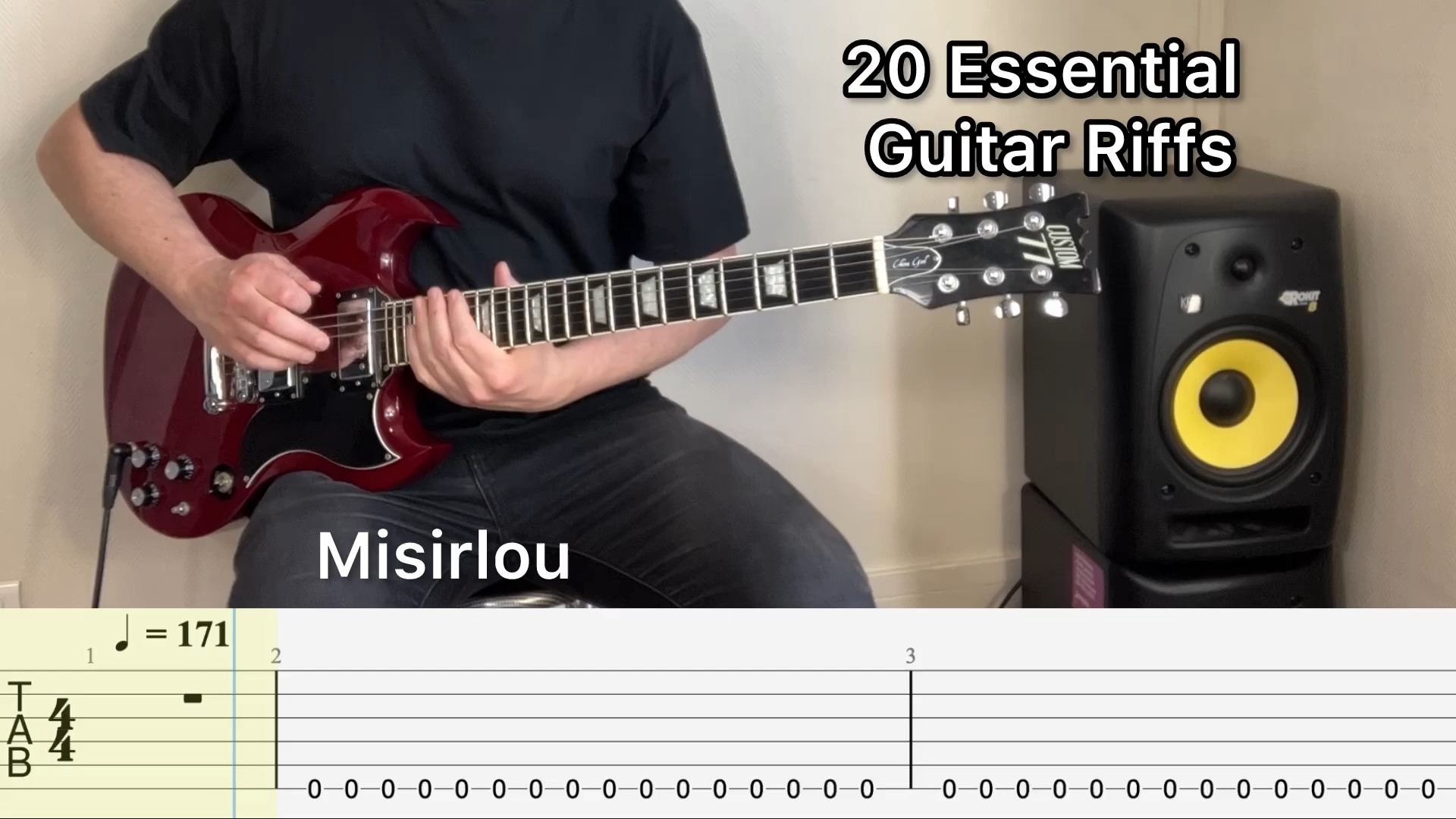 [图]【电吉他谱分享】电吉他手必须知道的20个RIFF段落！Master 20 Must-Know Guitar Riffs Tabs