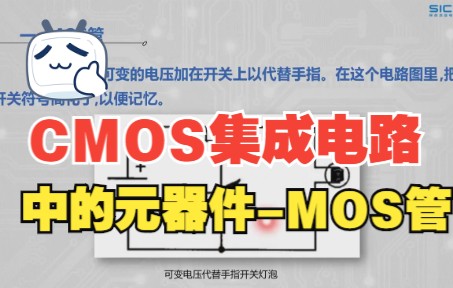 CMOS集成电路中的元器件——MOS管哔哩哔哩bilibili