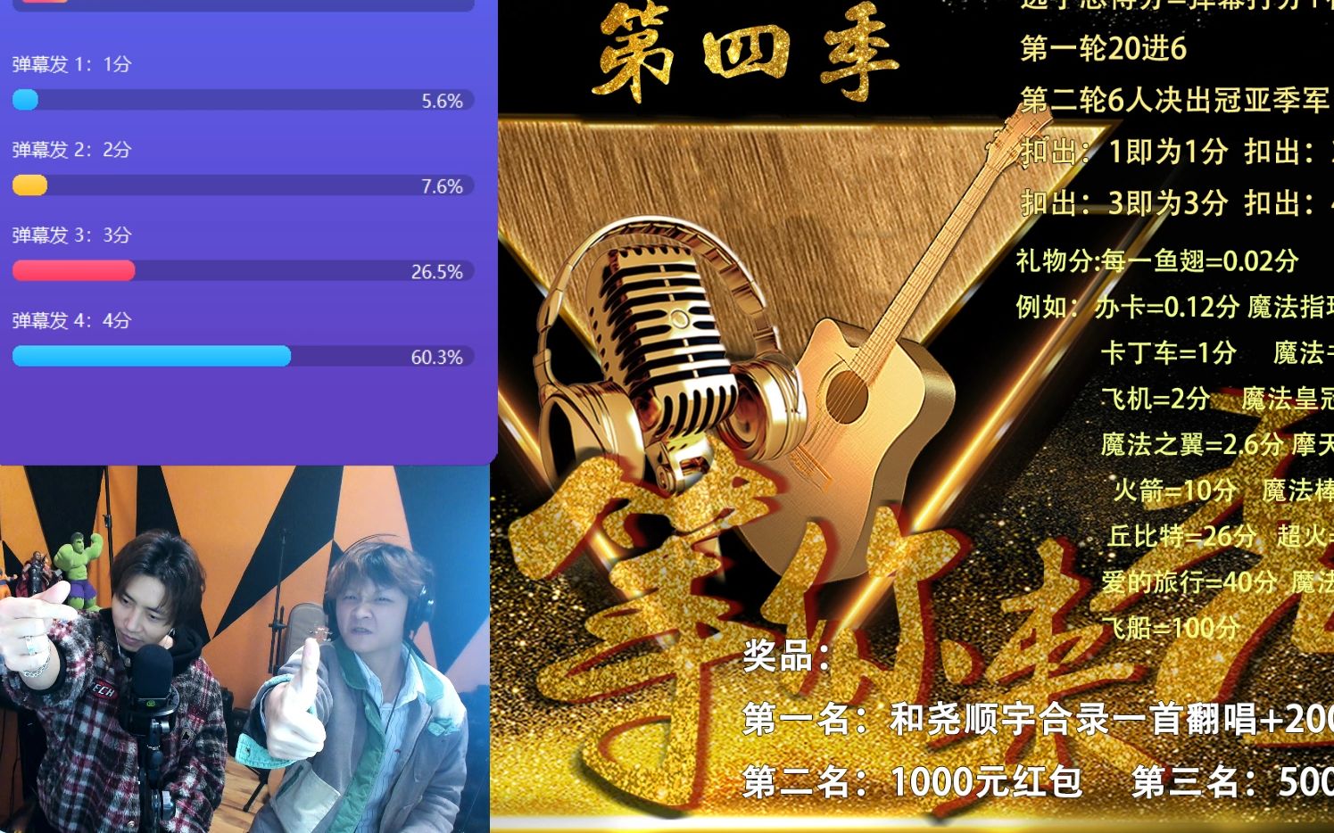 等你来秀4决赛丨野区歌神表演嘉宾叼霸天夺冠