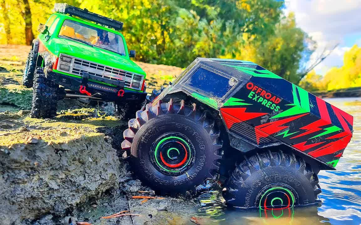 rc賽車泥漿賽和越野極限4x4