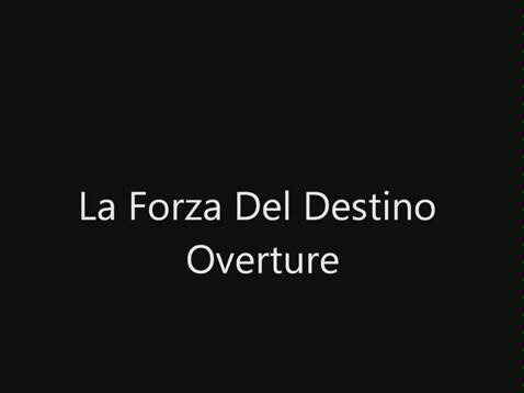 [图]命运之力序曲 La Forza Del Destino Overture